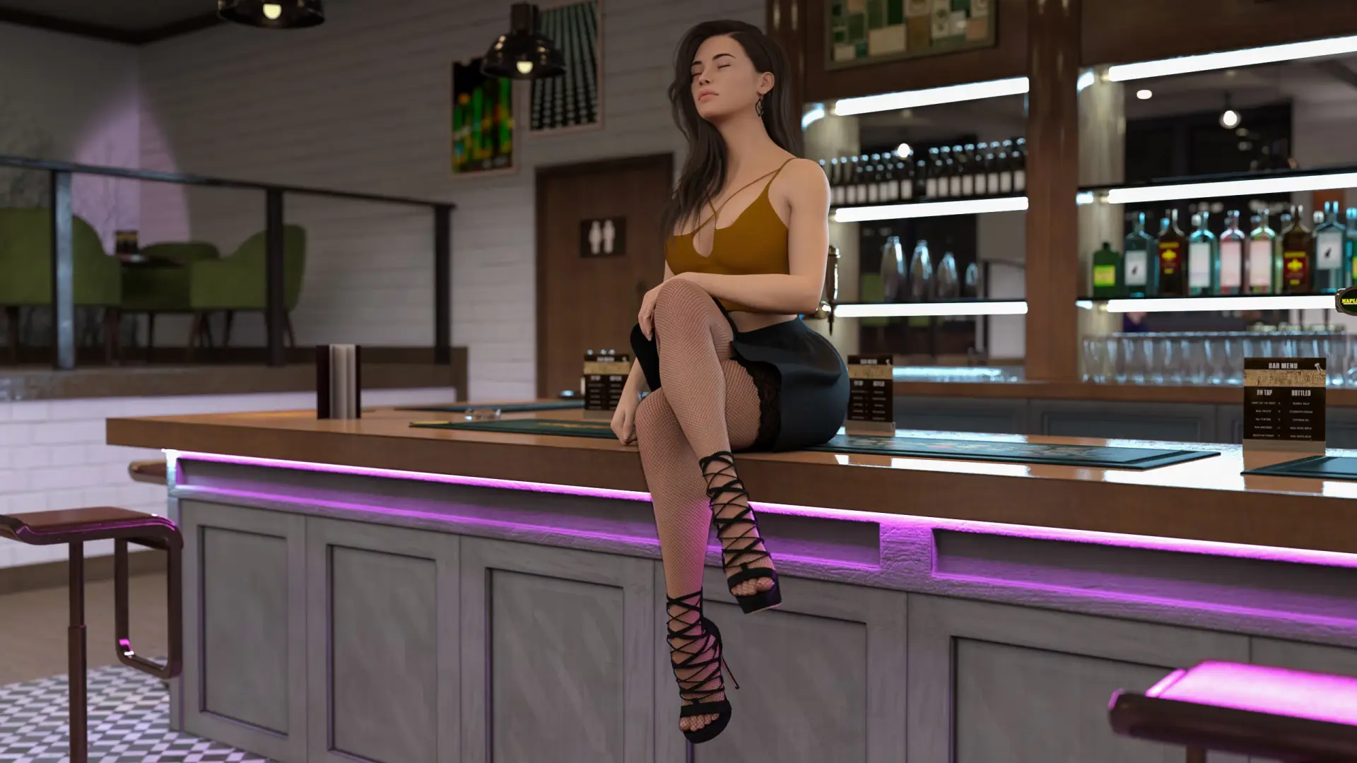 Steps of Debauchery gameplay screenshot 12 (Ren'Py adult game) by Fooxied – free download