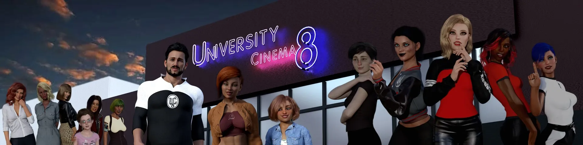 UC8 cover 0.3.6.1 – Ren'Py adult game by Dark Griffin Games free download