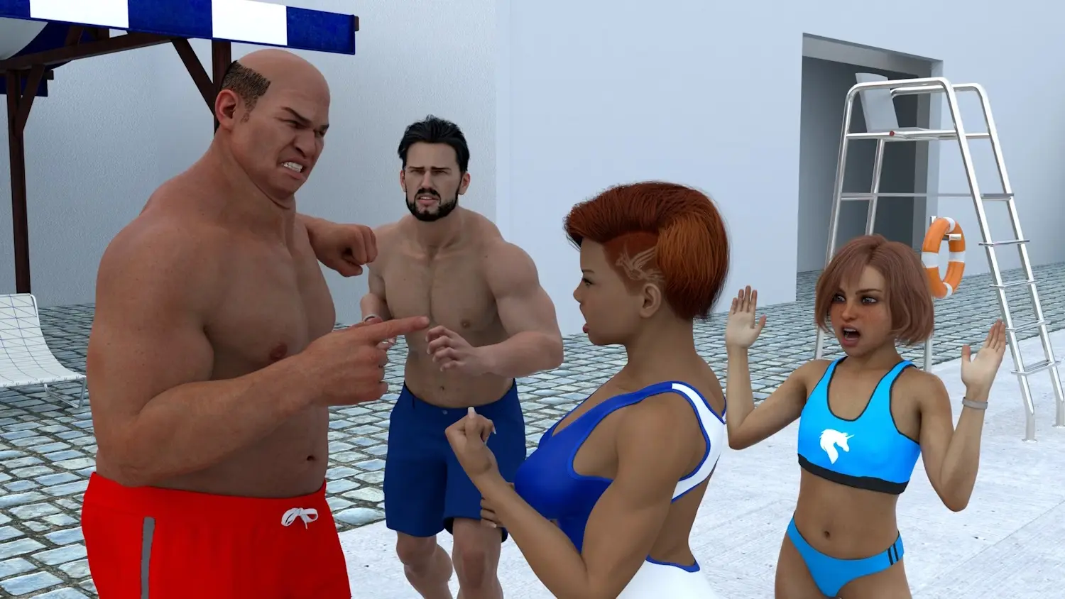 UC8 gameplay screenshot 9 (Ren'Py adult game) by Dark Griffin Games – free download