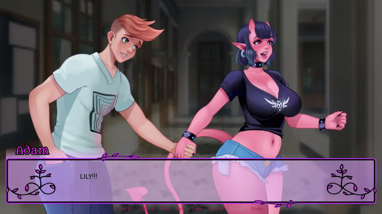 My Demonic Romance gameplay screenshot 3 (Ren'Py adult game) by Andrealphus – free download