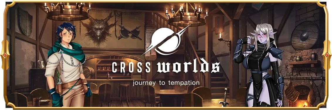 Cross Worlds cover 0.43 – Ren'Py adult game by Lustful Entertainment free download