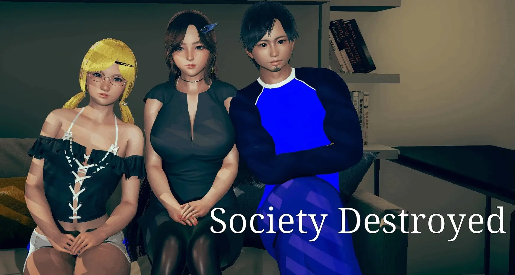 Society Destroyed gameplay screenshot 3 (Ren'Py adult game) by BlueClear – free download