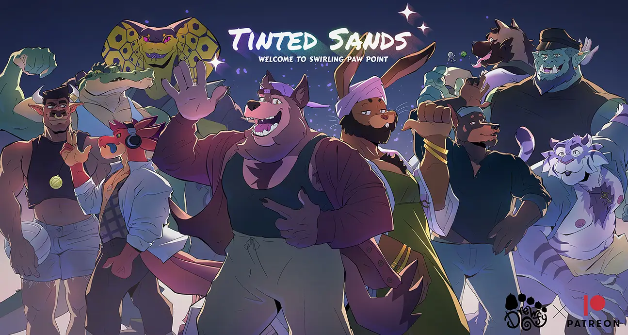 Tinted Sands: Welcome to Swirling Paw Point cover Vega Day 5 – Others adult game by Drewfy free download