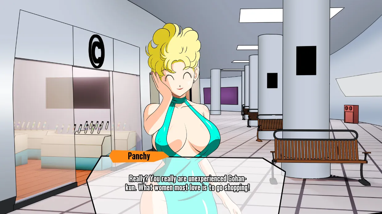 Doragon Boll: Hybrid Eroventures gameplay screenshot 2 (Ren'Py adult game) by DB Hybrid Erodventures – free download