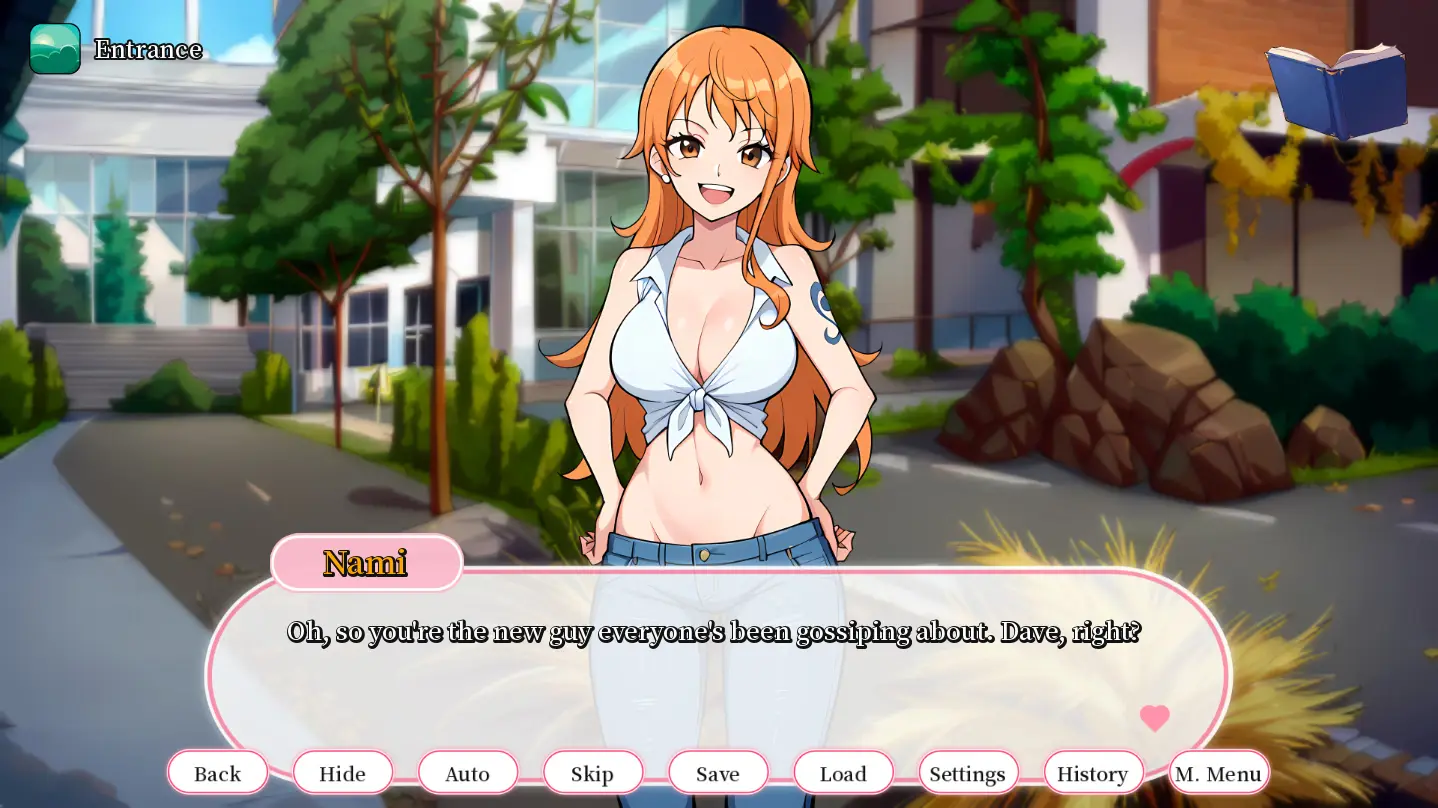 Anime Hot Resort gameplay screenshot 2 (Ren'Py adult game) by Naughty Narratives – free download