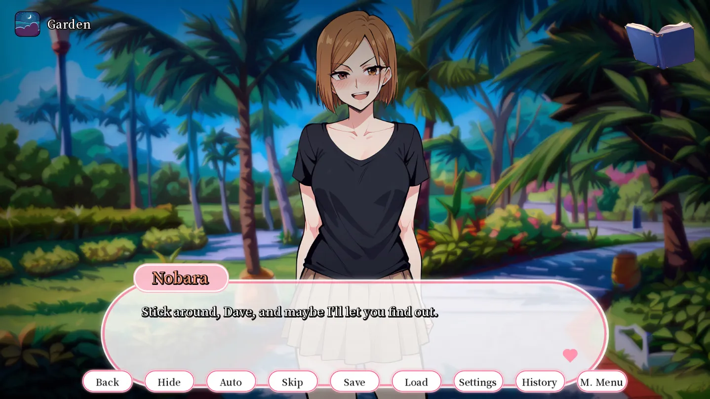 Anime Hot Resort gameplay screenshot 3 (Ren'Py adult game) by Naughty Narratives – free download