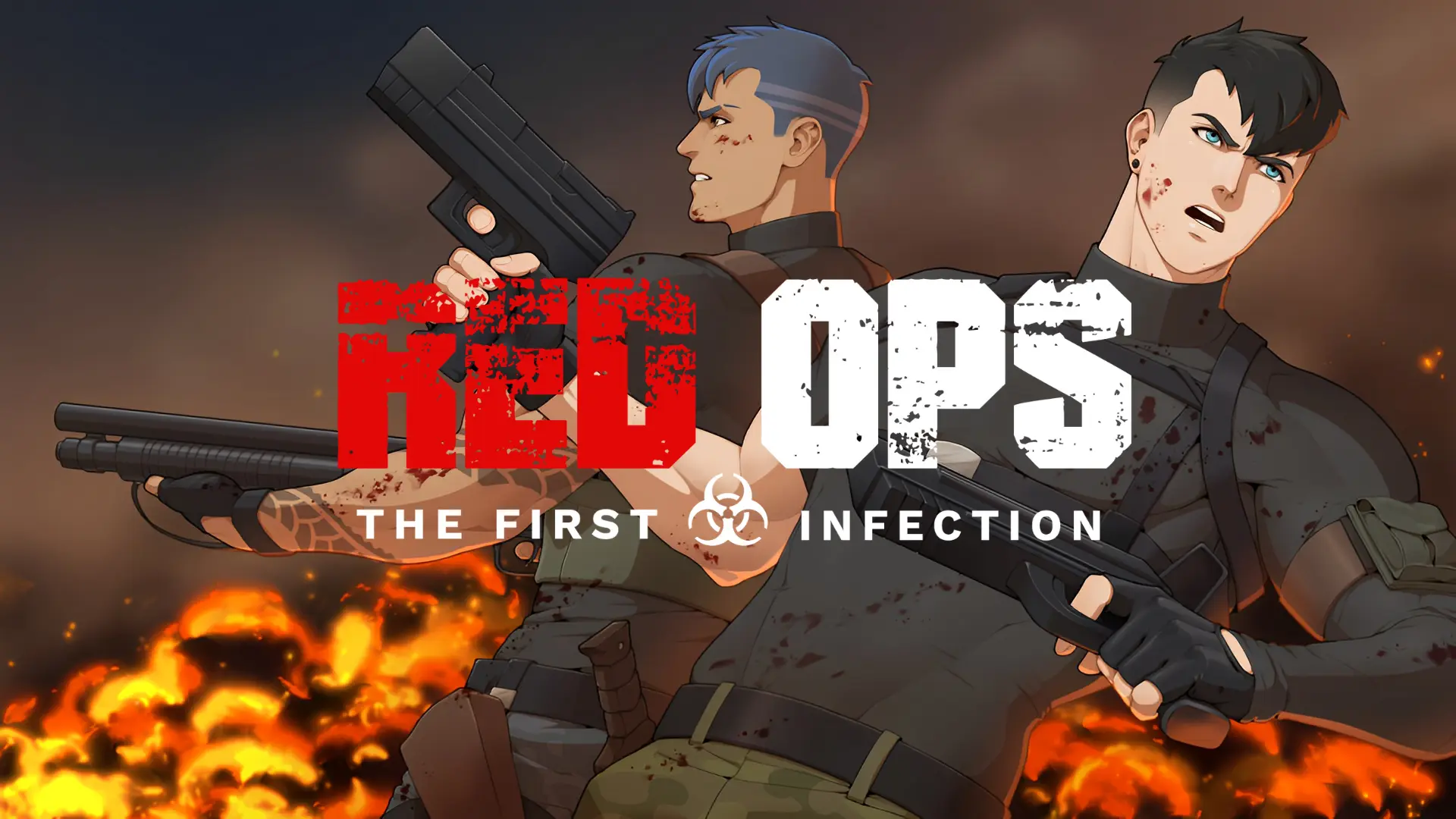 Red Ops: The First Infection cover Side Story – Ren'Py adult game by Vincere Studio free download