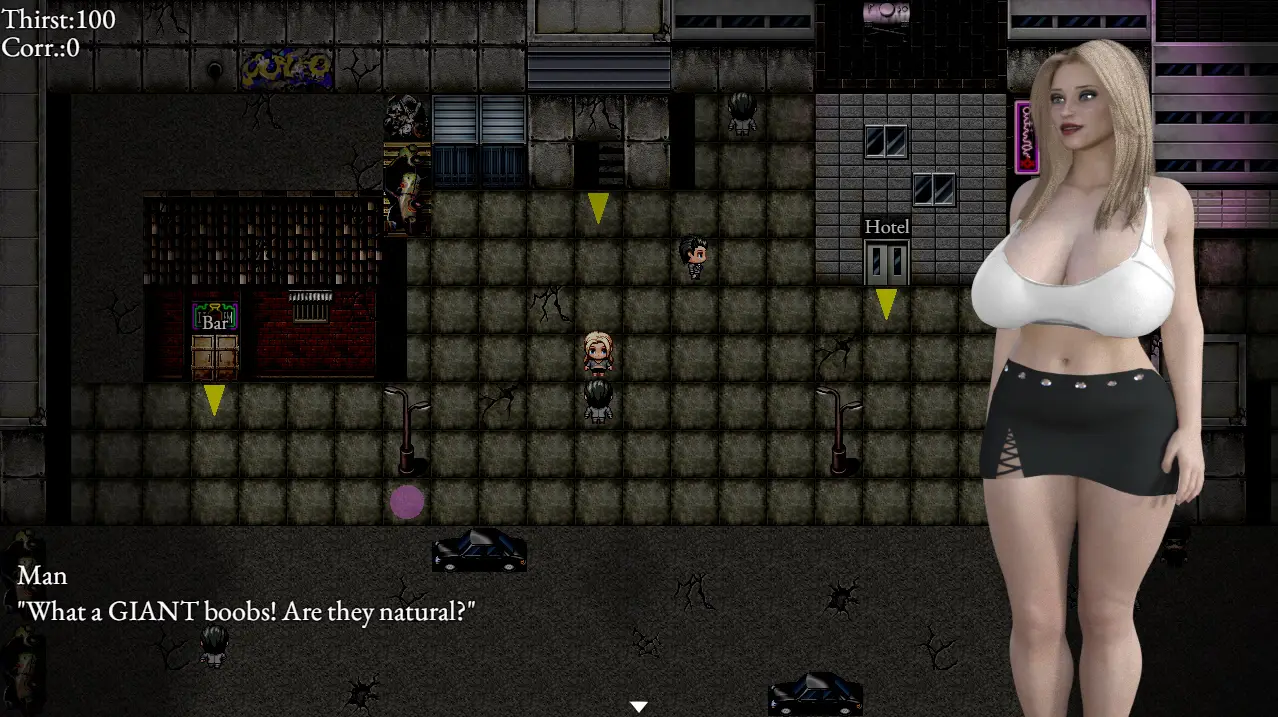 Episodes from San-Undress gameplay screenshot 8 (RPGM adult game) by Mohave Sennin – free download