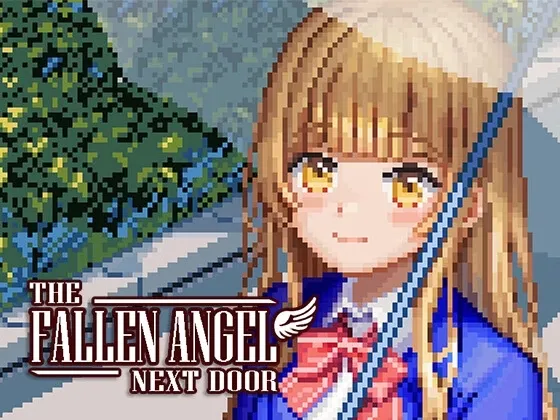 The Fallen Angel Next Door cover 3.0 – RPGM adult game by Evilcat free download