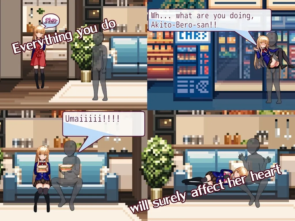 The Fallen Angel Next Door gameplay screenshot 3 (RPGM adult game) by Evilcat – free download