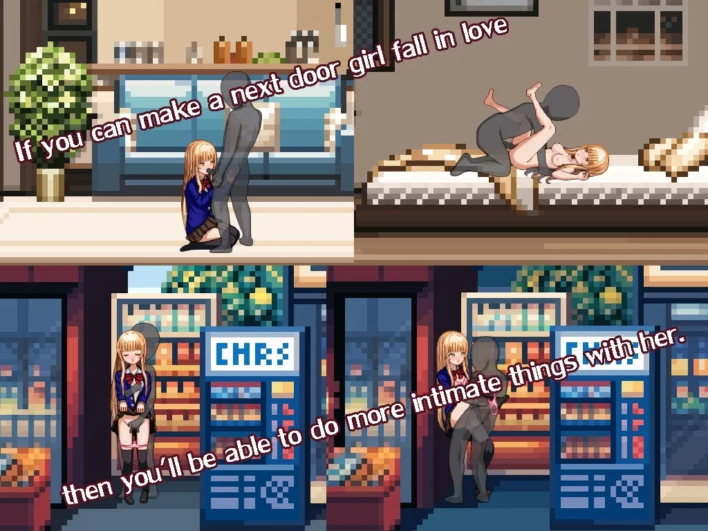 The Fallen Angel Next Door gameplay screenshot 4 (RPGM adult game) by Evilcat – free download