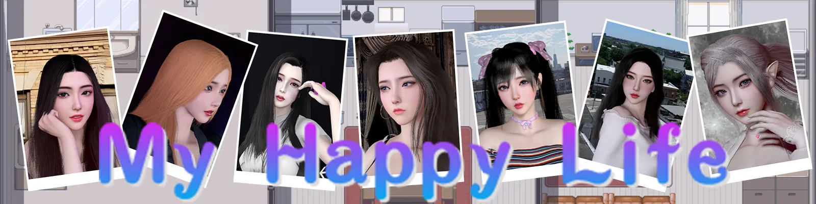 My Happy Life cover 1.8.3 – RPGM adult game by BlueFish free download