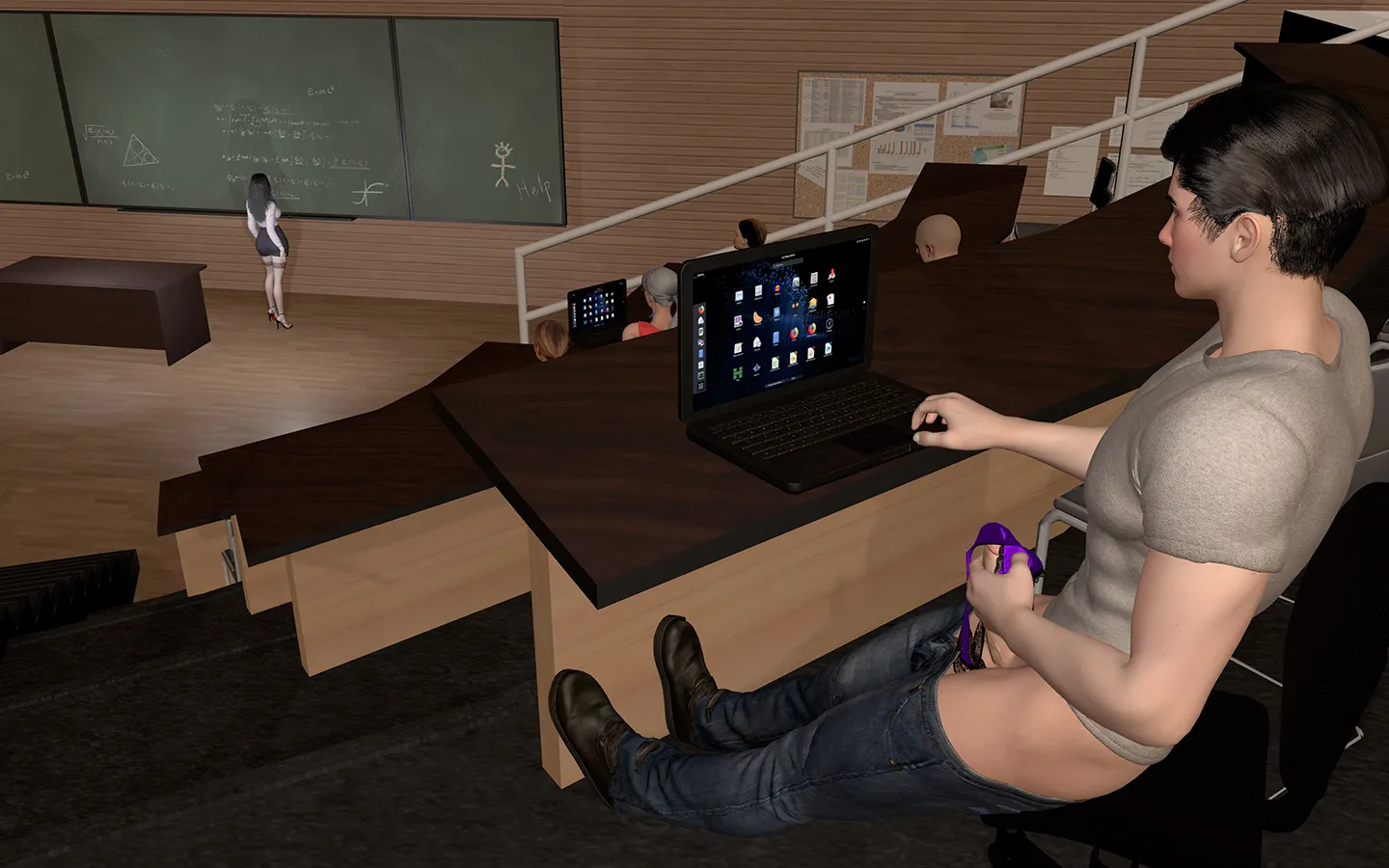 My Happy Life gameplay screenshot 8 (RPGM adult game) by BlueFish – free download