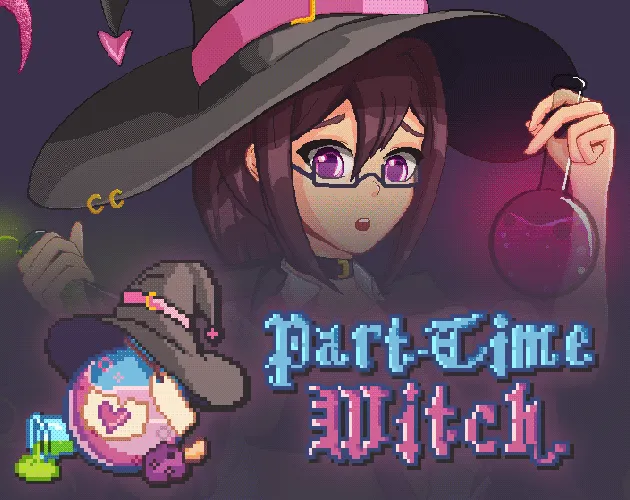 Part-Time Witch cover Final – Unity adult game by Eyed Mushroom free download