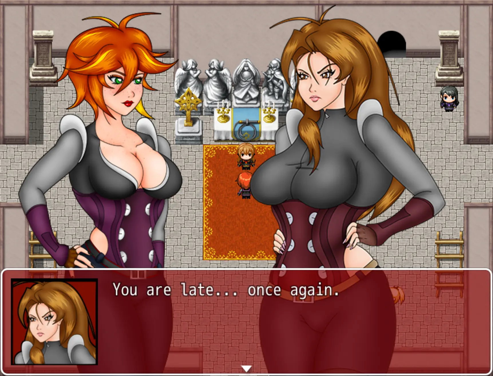 Crimson Veil gameplay screenshot 2 (RPGM adult game) by MKRUdesign Deviantart – free download
