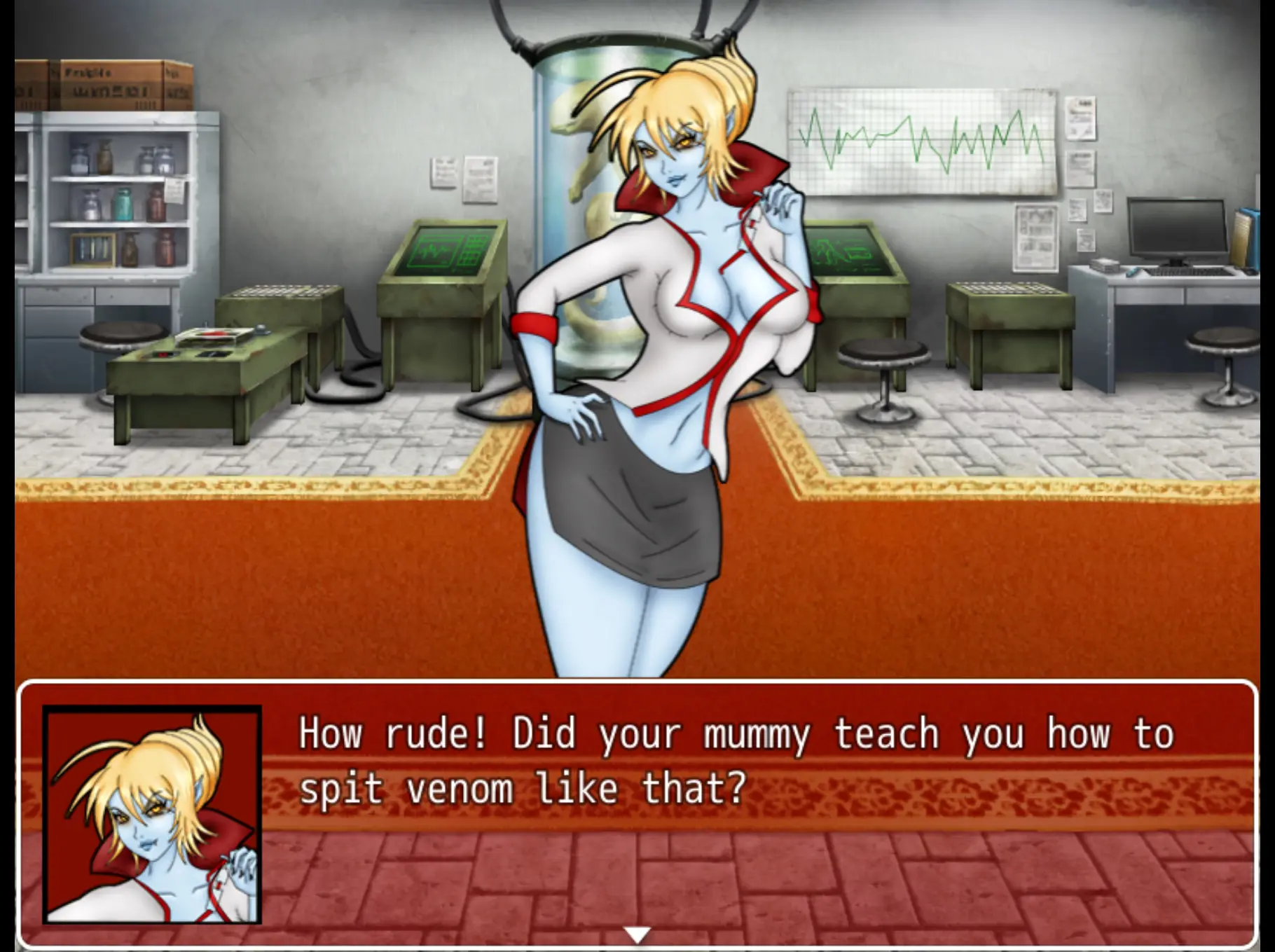 Crimson Veil gameplay screenshot 8 (RPGM adult game) by MKRUdesign Deviantart – free download