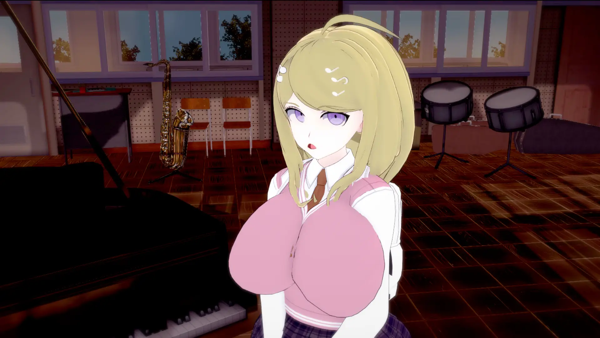Heart Throbbing School Days gameplay screenshot 2 (Ren'Py adult game) by Danganman – free download