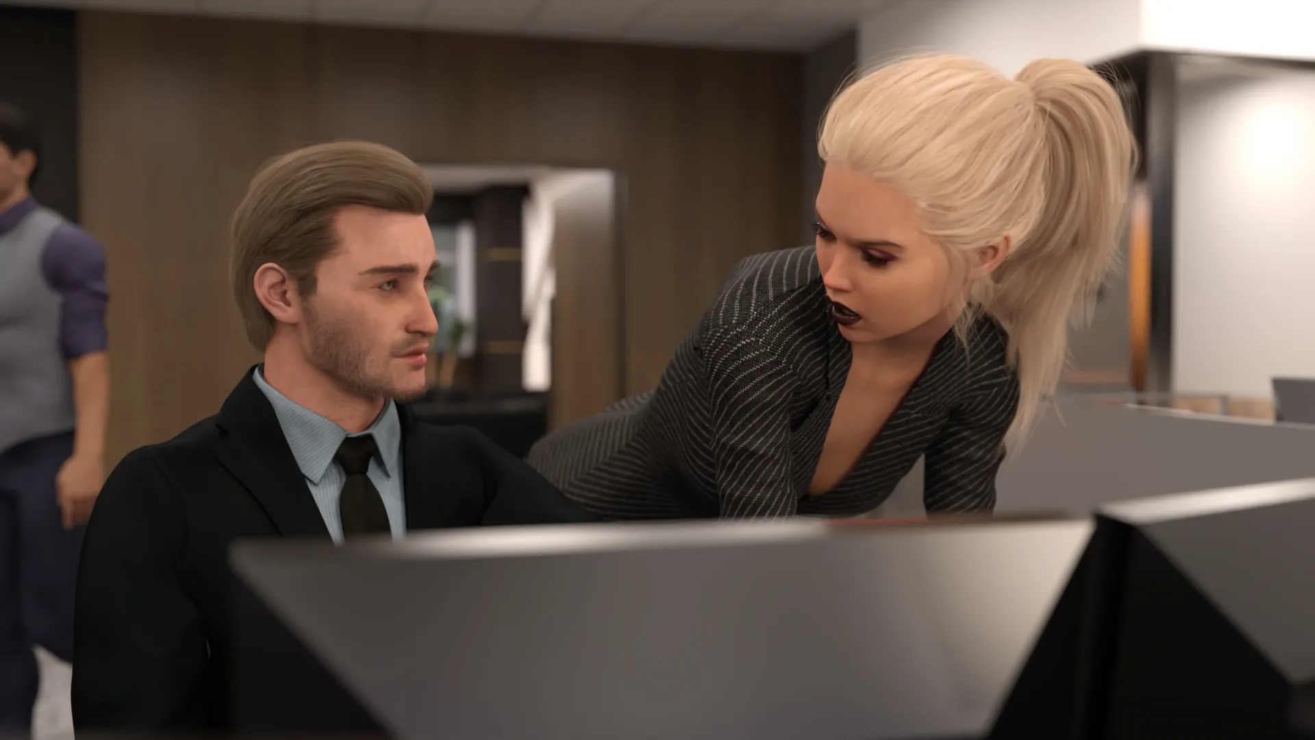 My Husband’s Boss gameplay screenshot 12 (Ren'Py adult game) by SC Stories – free download