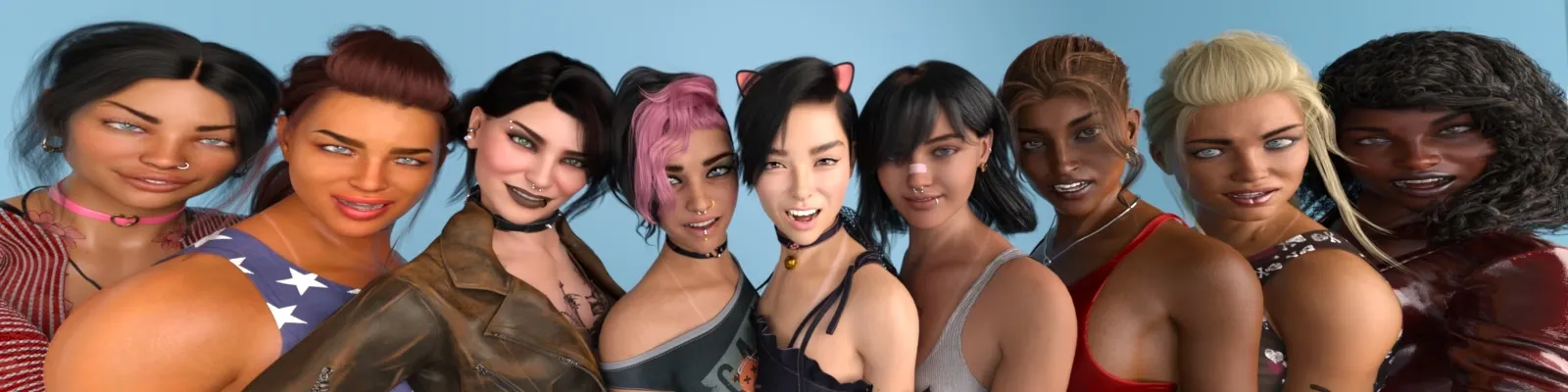 Shemale World cover Update4 – Ren'Py adult game by PandaLoverGames free download