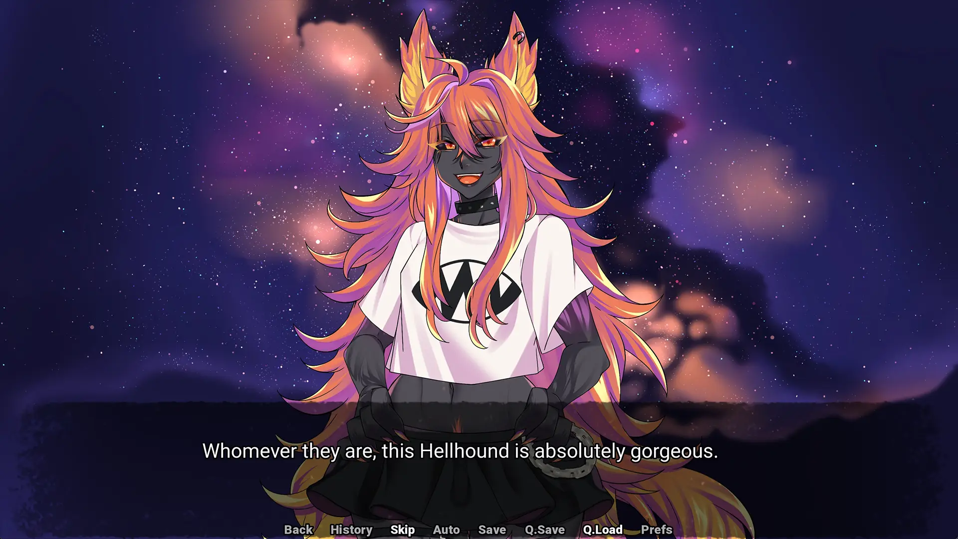 Hell in the Sheets gameplay screenshot 2 (Ren'Py adult game) by Night Fox Works – free download