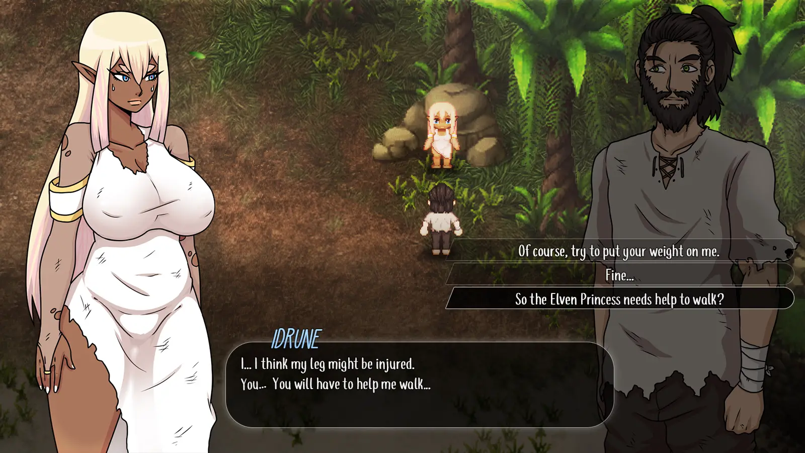 Below Sunshade gameplay screenshot 6 (RPGM adult game) by Arvus Games – free download