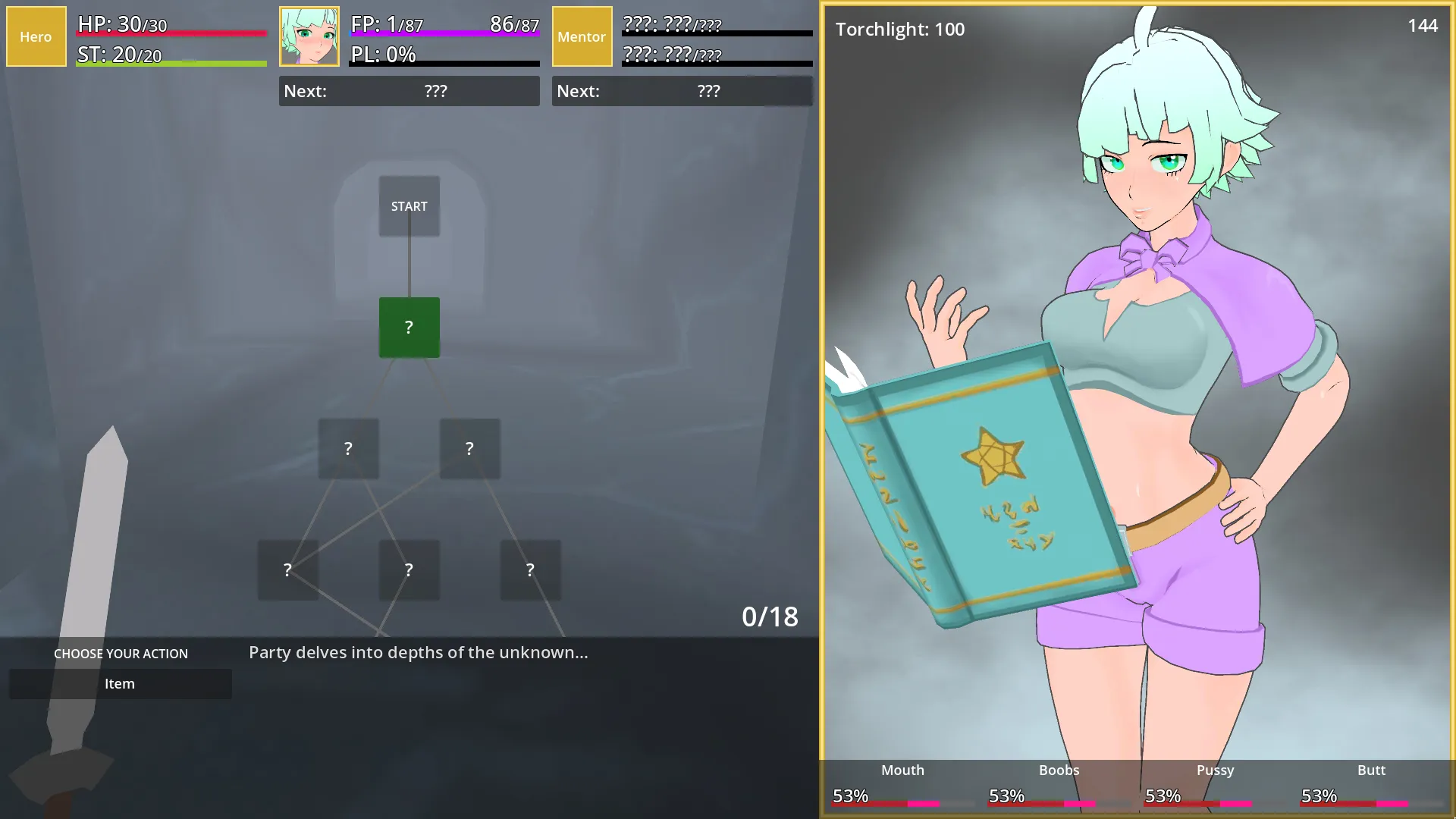 The Perfect Pair Shall Rise! gameplay screenshot 1 (Godot adult game) by prostochel2002 – free download