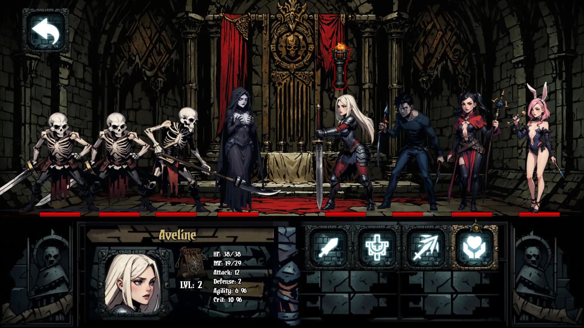Forbidden Dungeon gameplay screenshot 11 (Ren'Py adult game) by Dark Forge Studios – free download