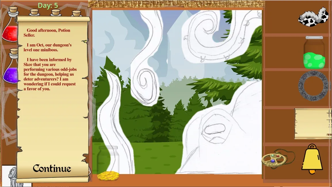 One Potion Please! gameplay screenshot 3 (Godot adult game) by CoderGuy111 – free download