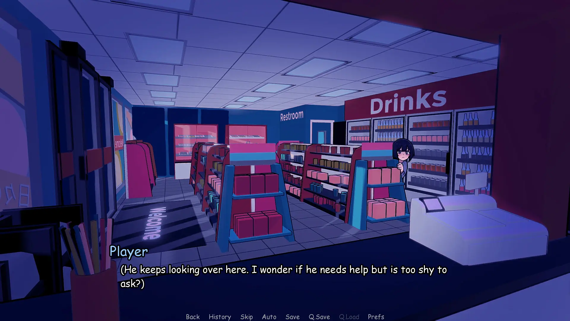 Midnight Shifts with Femboy gameplay screenshot 6 (Ren'Py adult game) by icanfixthatgames – free download