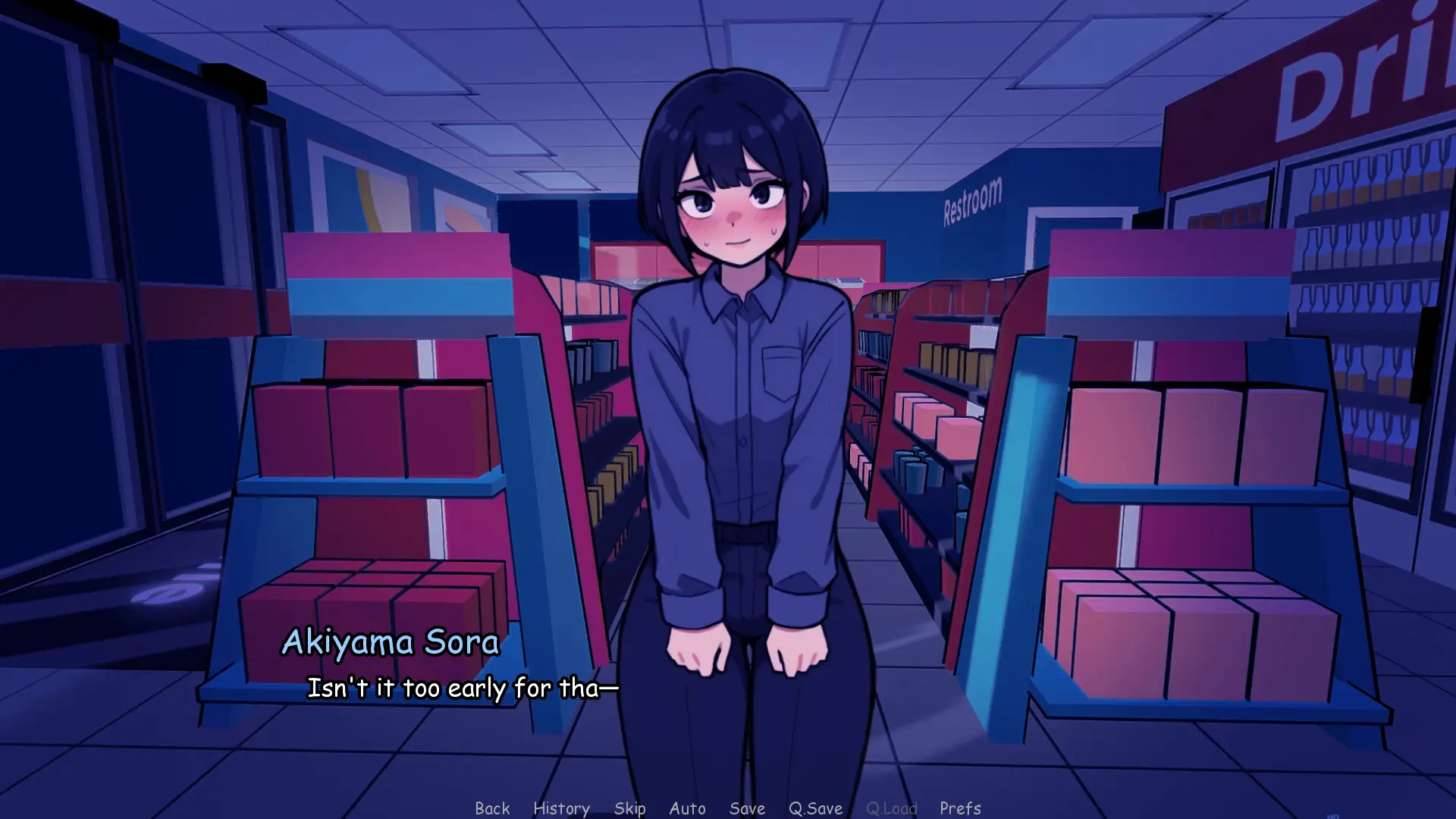 Midnight Shifts with Femboy gameplay screenshot 4 (Ren'Py adult game) by icanfixthatgames – free download