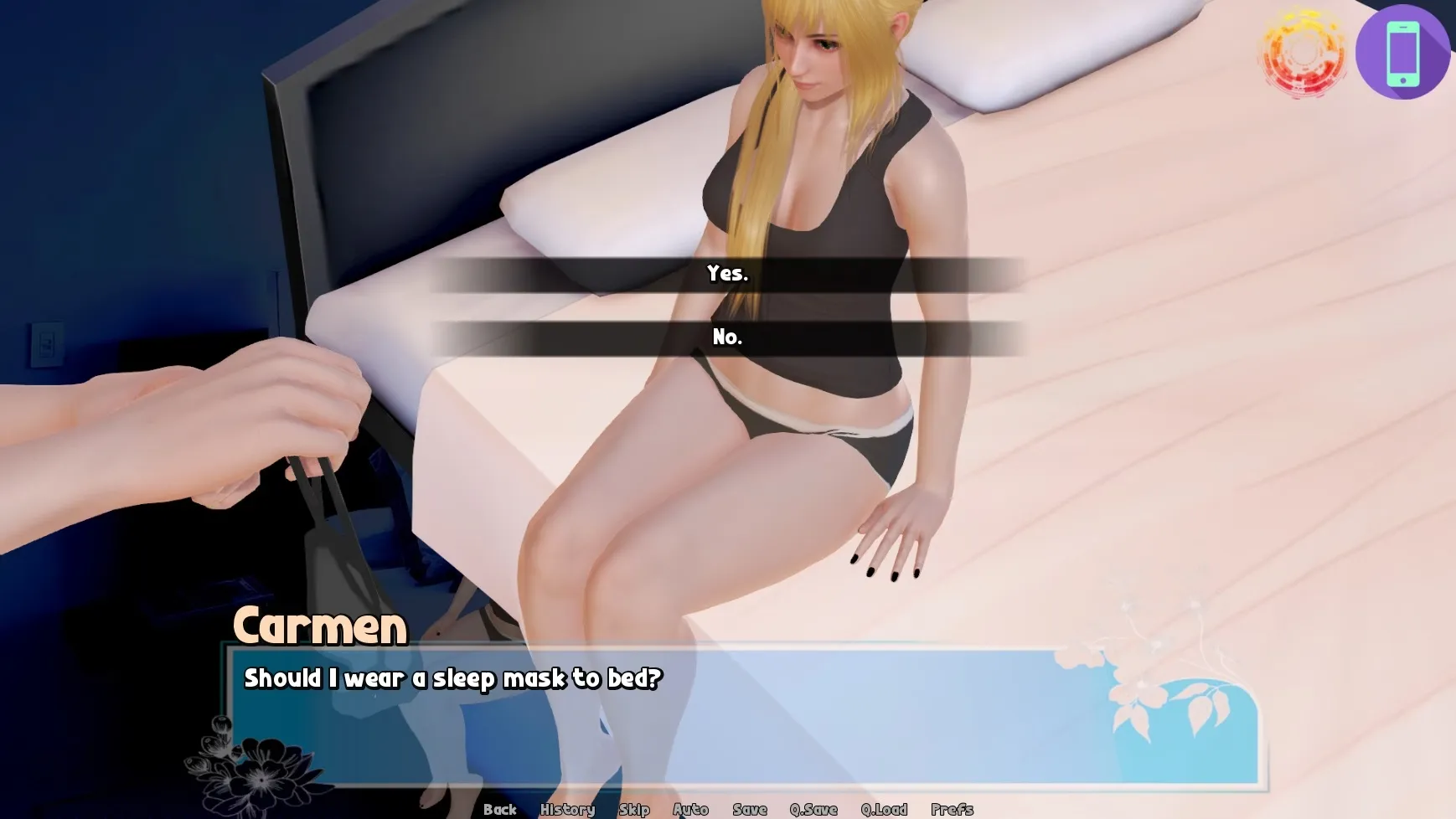 Good Lust Evil gameplay screenshot 2 (Ren'Py adult game) by Funkie – free download