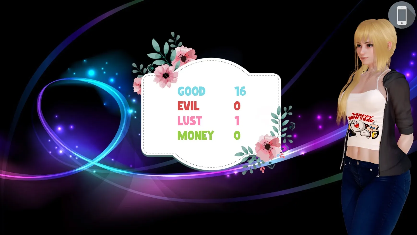 Good Lust Evil gameplay screenshot 1 (Ren'Py adult game) by Funkie – free download