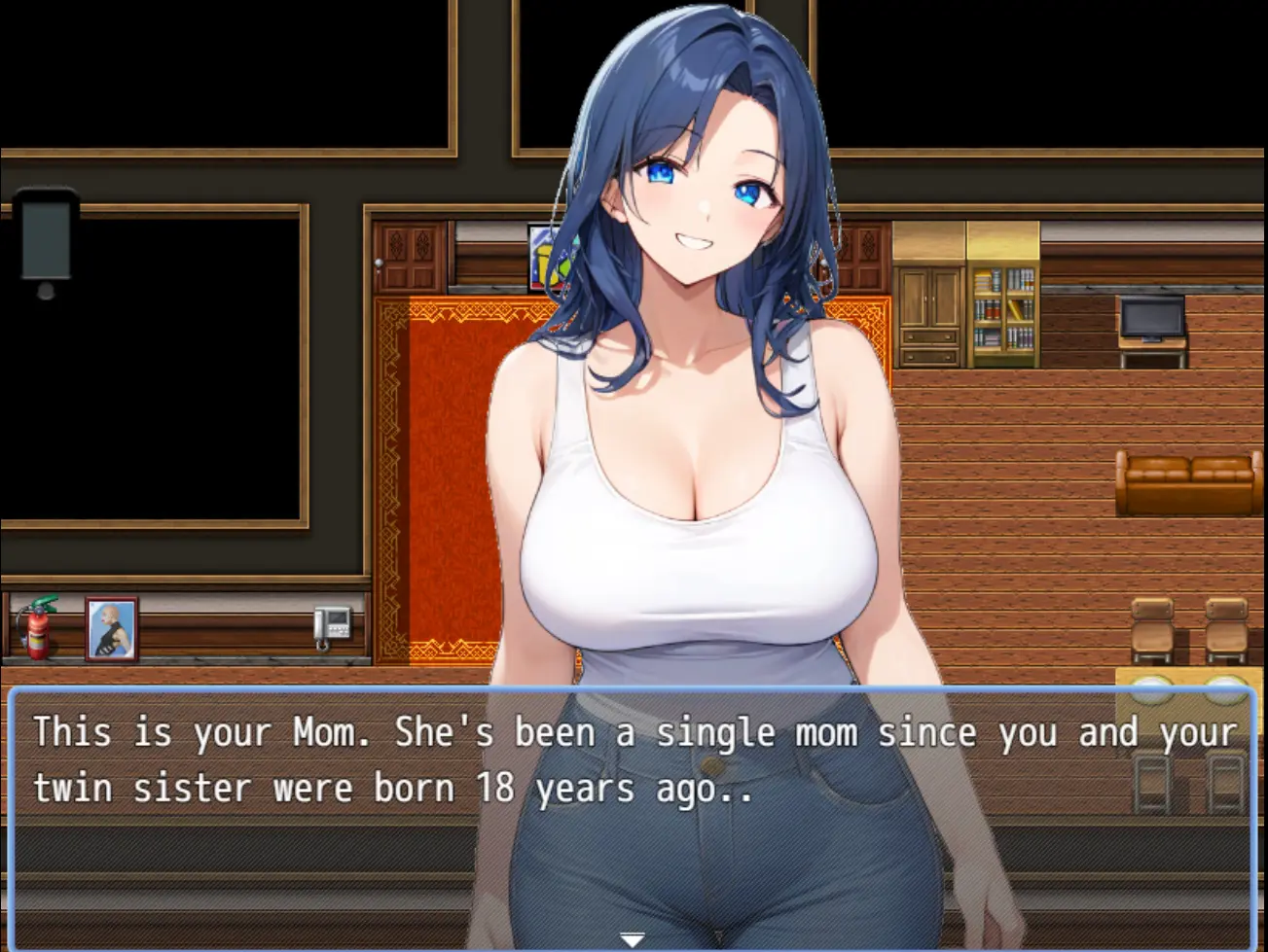 NurTureR High gameplay screenshot 2 (RPGM adult game) by DrBoki – free download