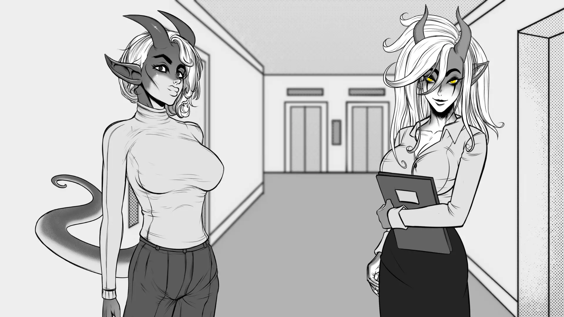 Spicy Work gameplay screenshot 2 (Ren'Py adult game) by SpicyVoyager – free download