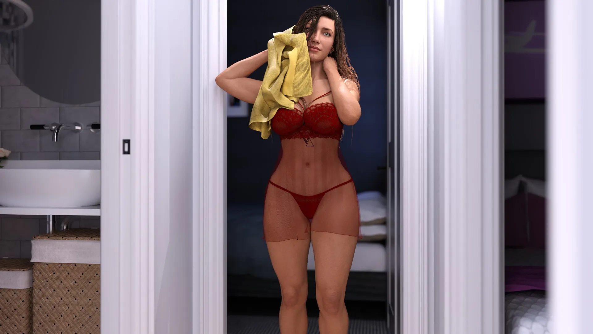 Our Home gameplay screenshot 7 (Ren'Py adult game) by OldHiccup – free download