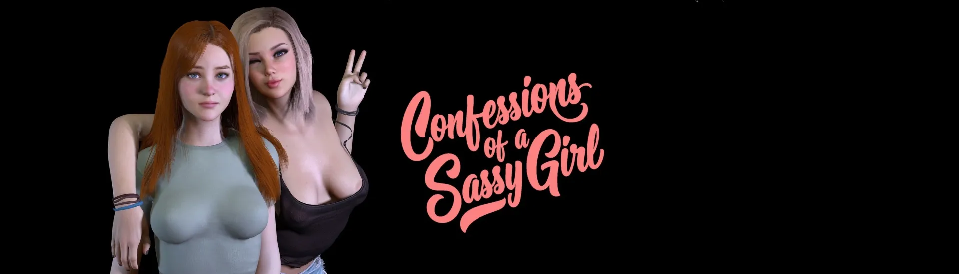Confessions of a Sassy Girl gameplay screenshot 1 (Ren'Py adult game) by Huninn – free download