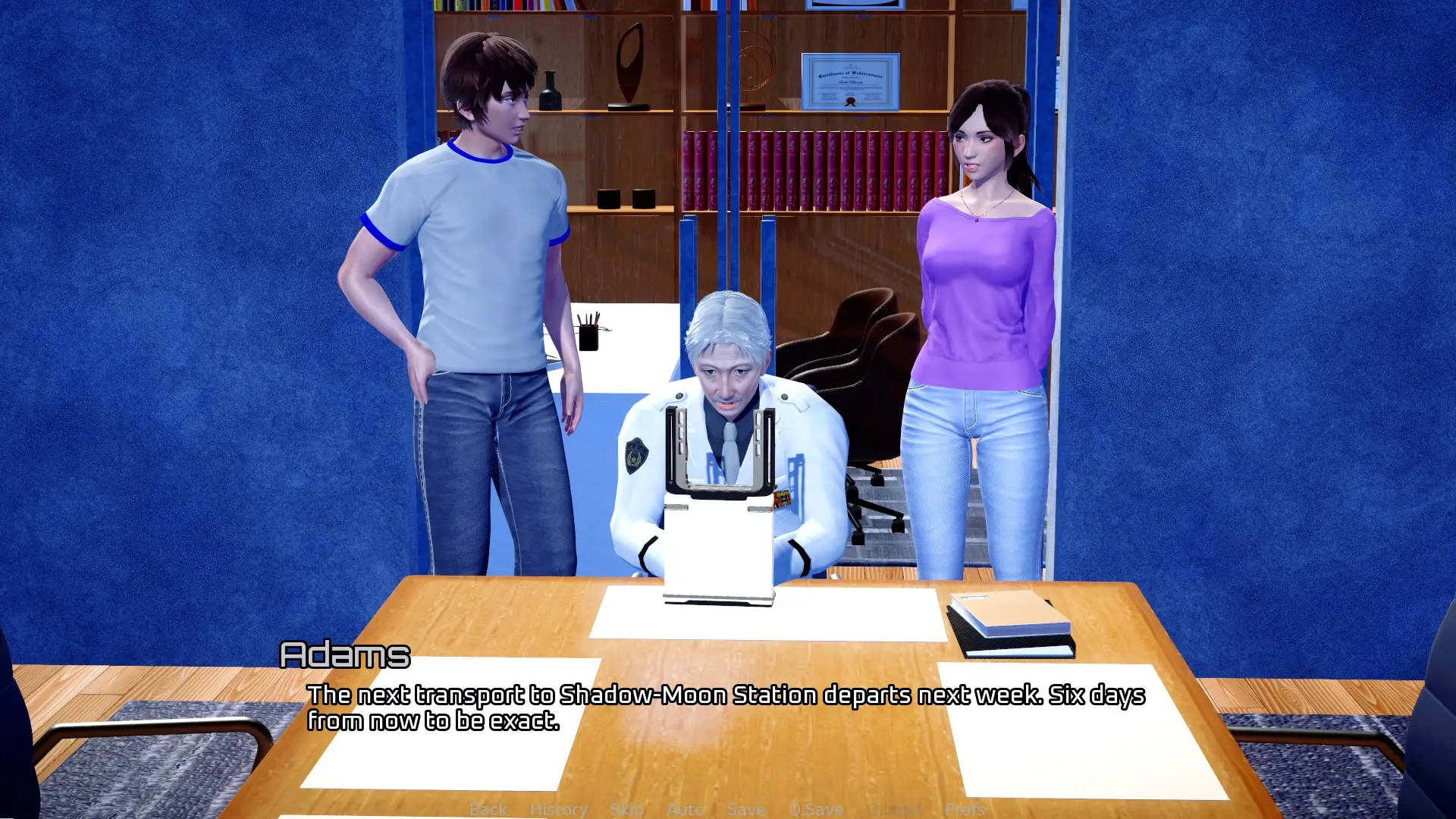 Engineers of Shadow-Moon Station gameplay screenshot 10 (Ren'Py adult game) by Ghost Island Games – free download