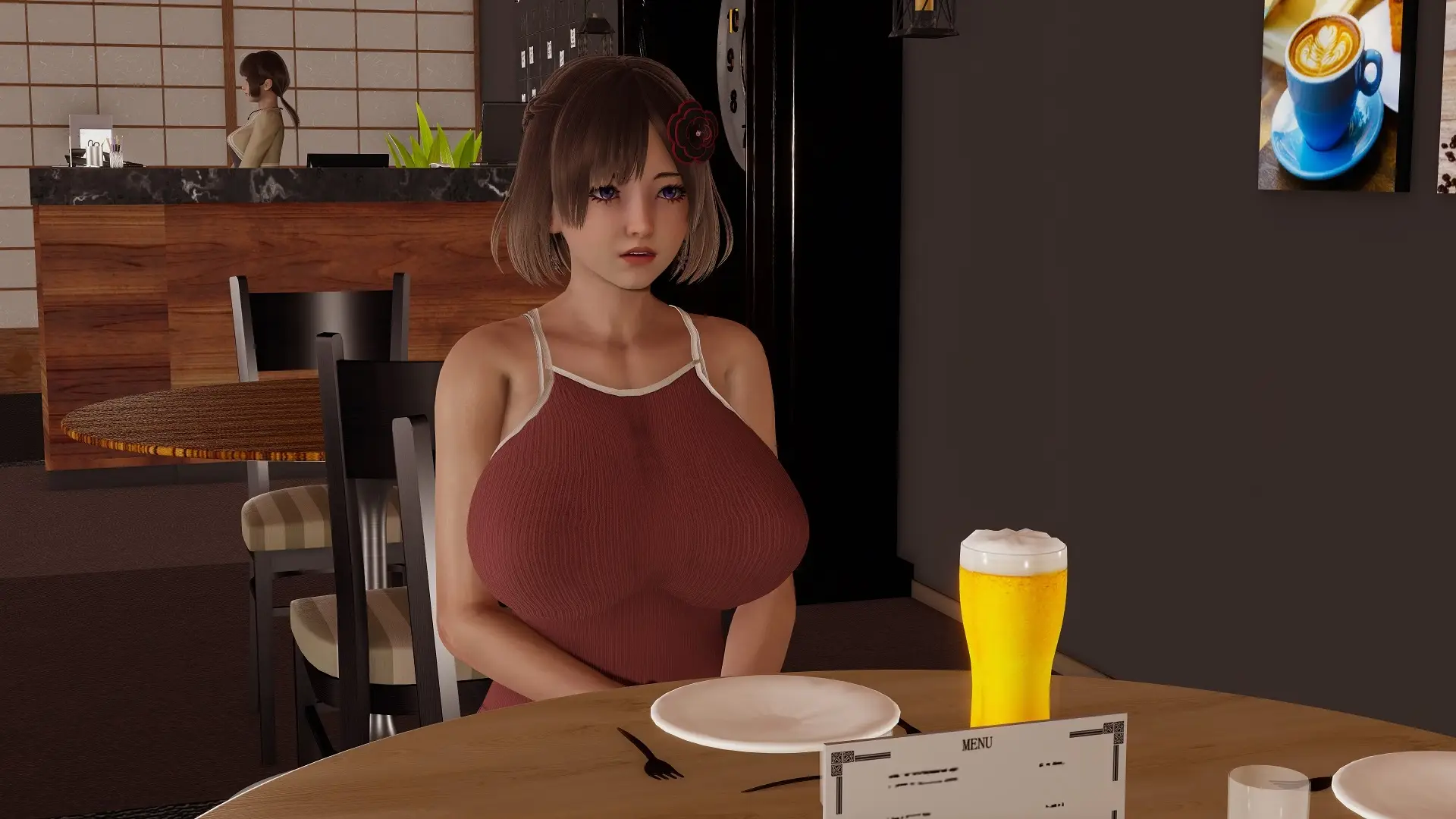 Restore Her Career gameplay screenshot 4 (Ren'Py adult game) by Kalyha – free download