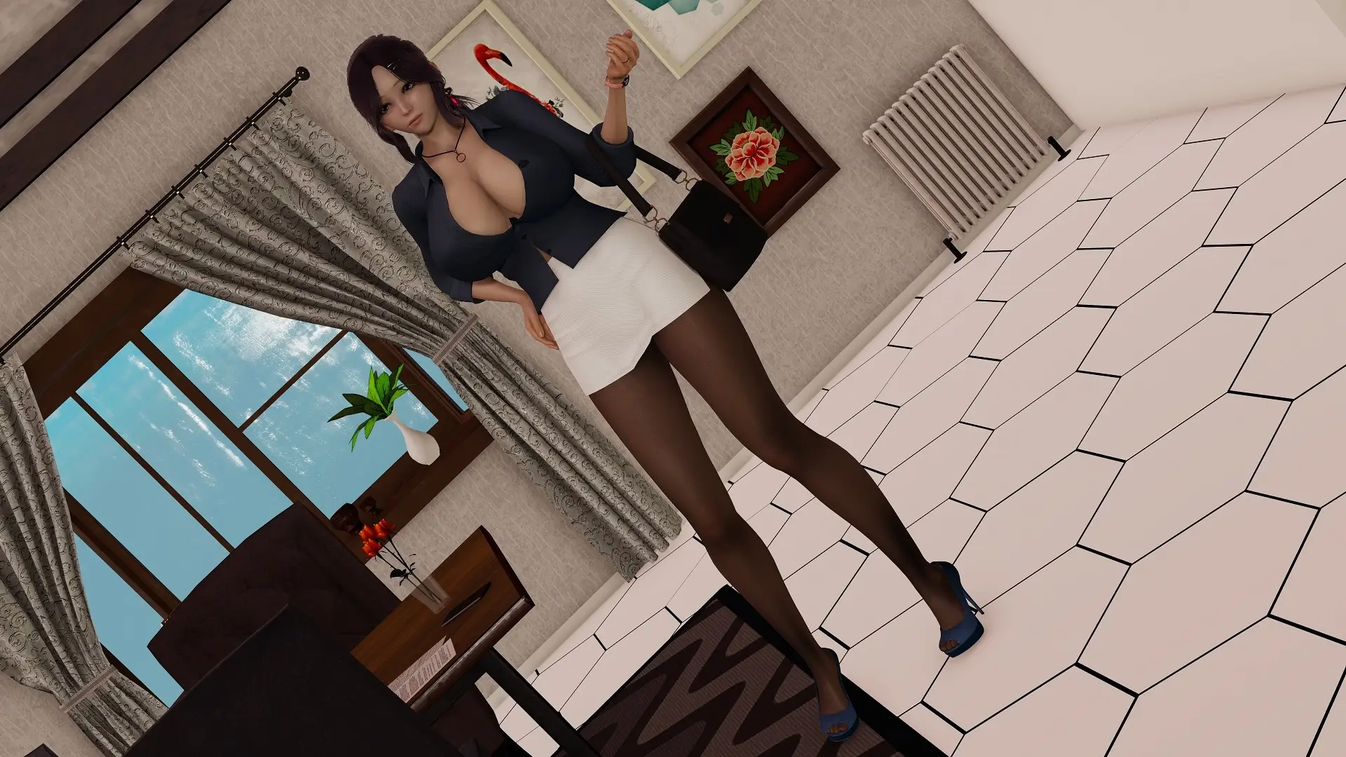Restore Her Career gameplay screenshot 11 (Ren'Py adult game) by Kalyha – free download