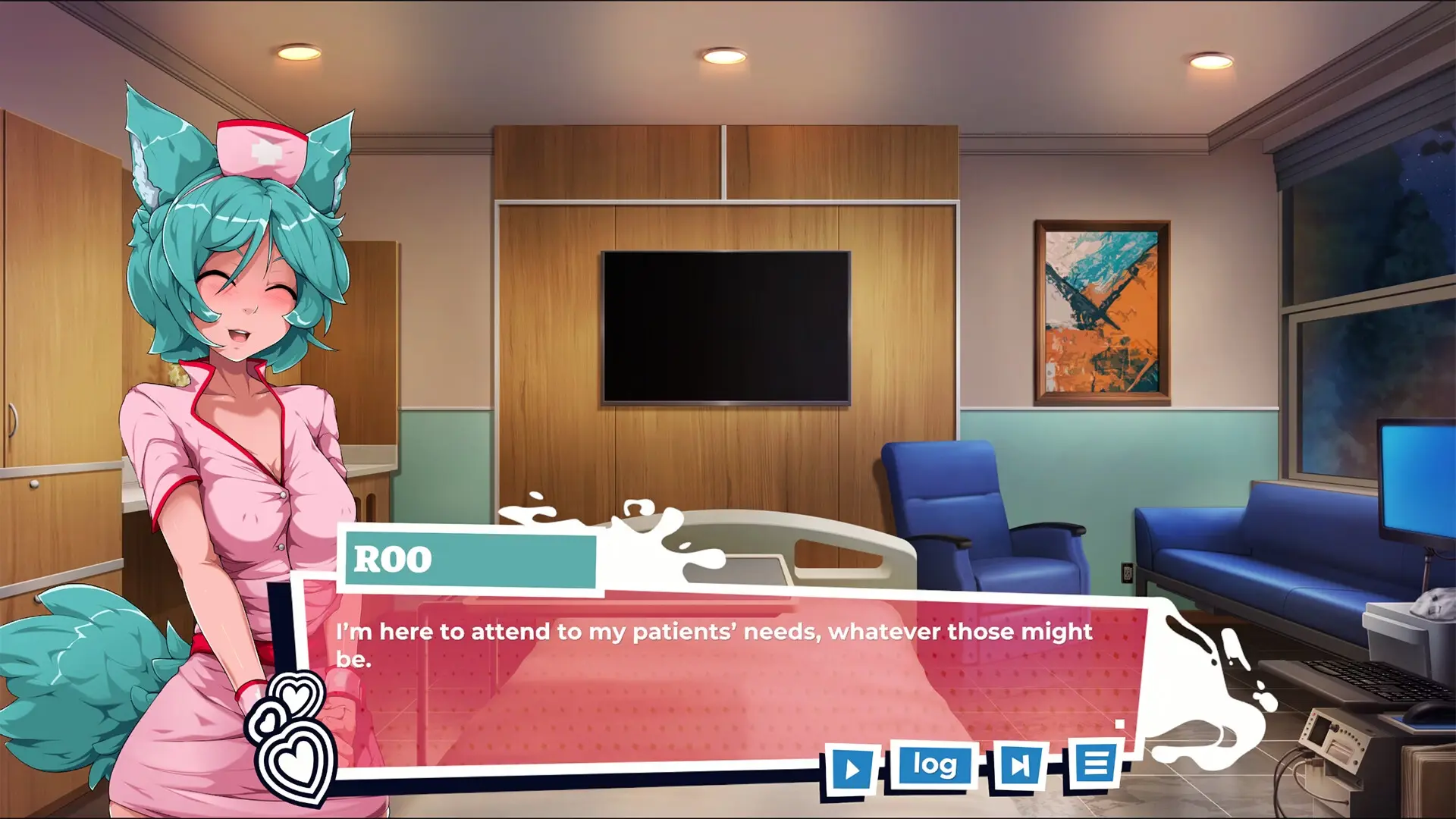 Hey Stranger! I Dare You to Love Me! gameplay screenshot 9 (Ren'Py adult game) by Pound Cake Workshop – free download