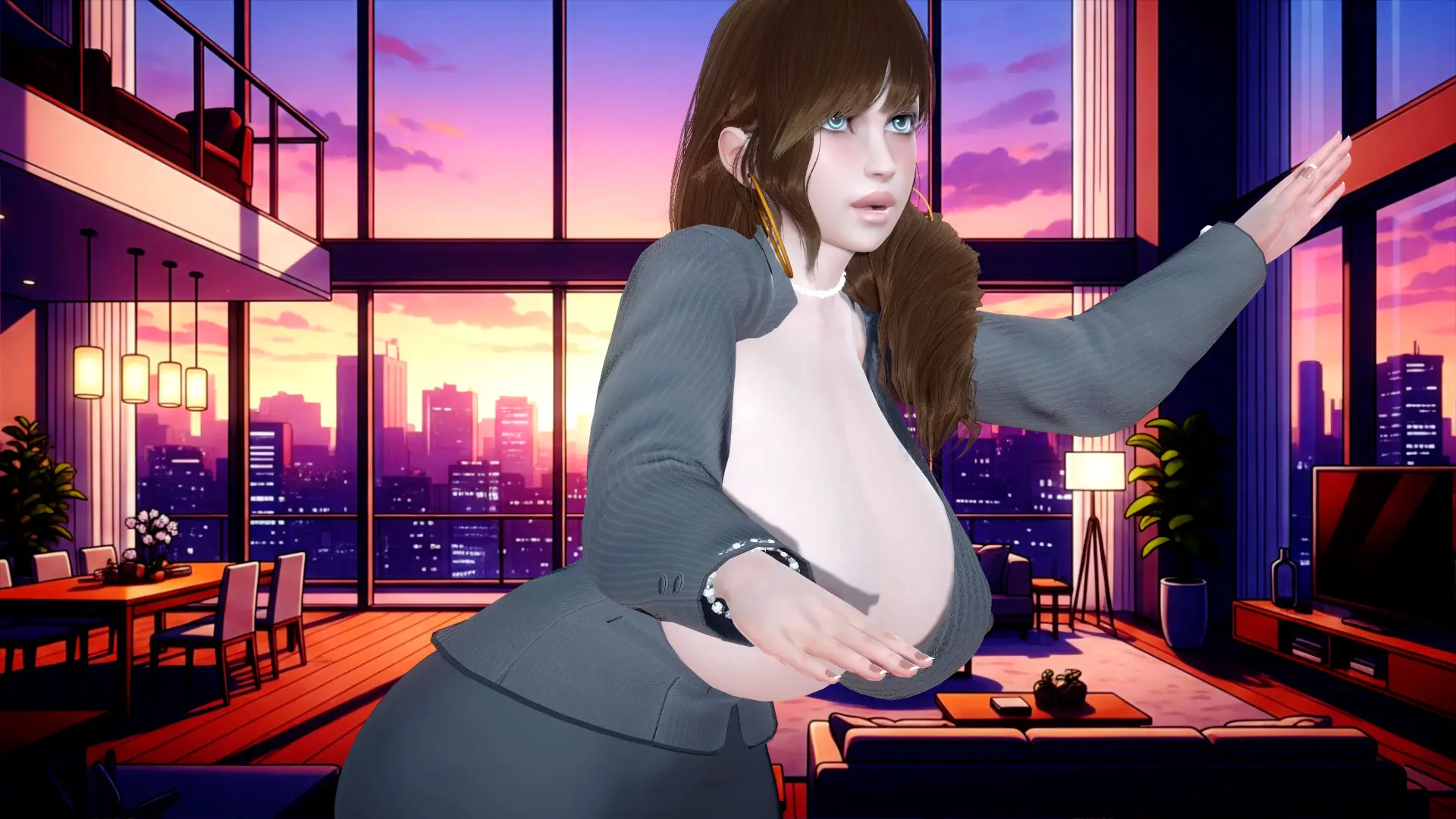 Delivery Man gameplay screenshot 2 (Ren'Py adult game) by Kuronights Studio – free download