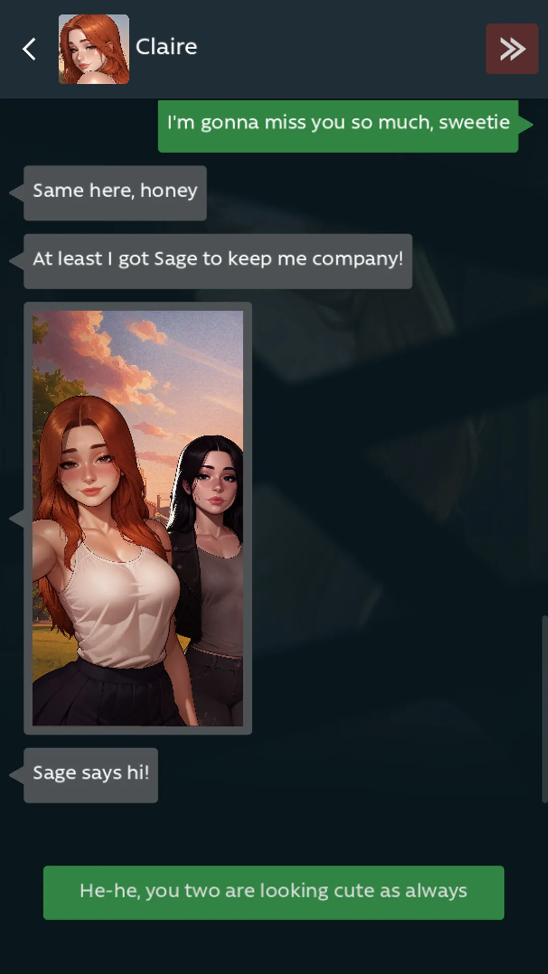 NTR Chat: College Issues gameplay screenshot 1 (Godot adult game) by KusoBin – free download