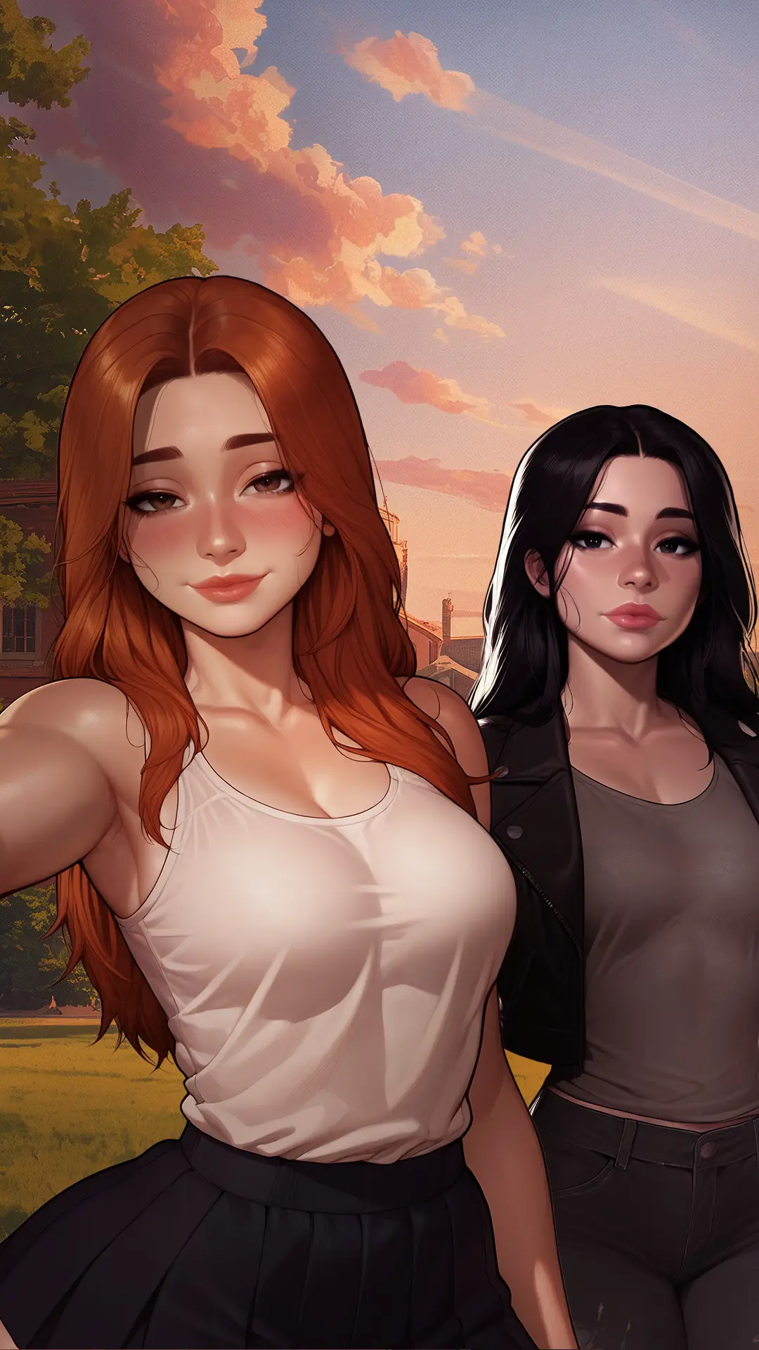 NTR Chat: College Issues gameplay screenshot 8 (Godot adult game) by KusoBin – free download
