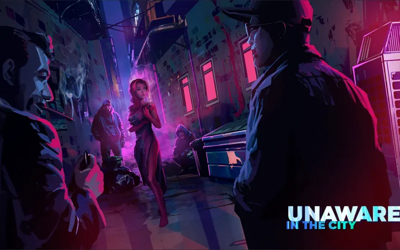 Unaware in the City cover 47c Basic – Unity adult game by Mr. Unaware Studios free download