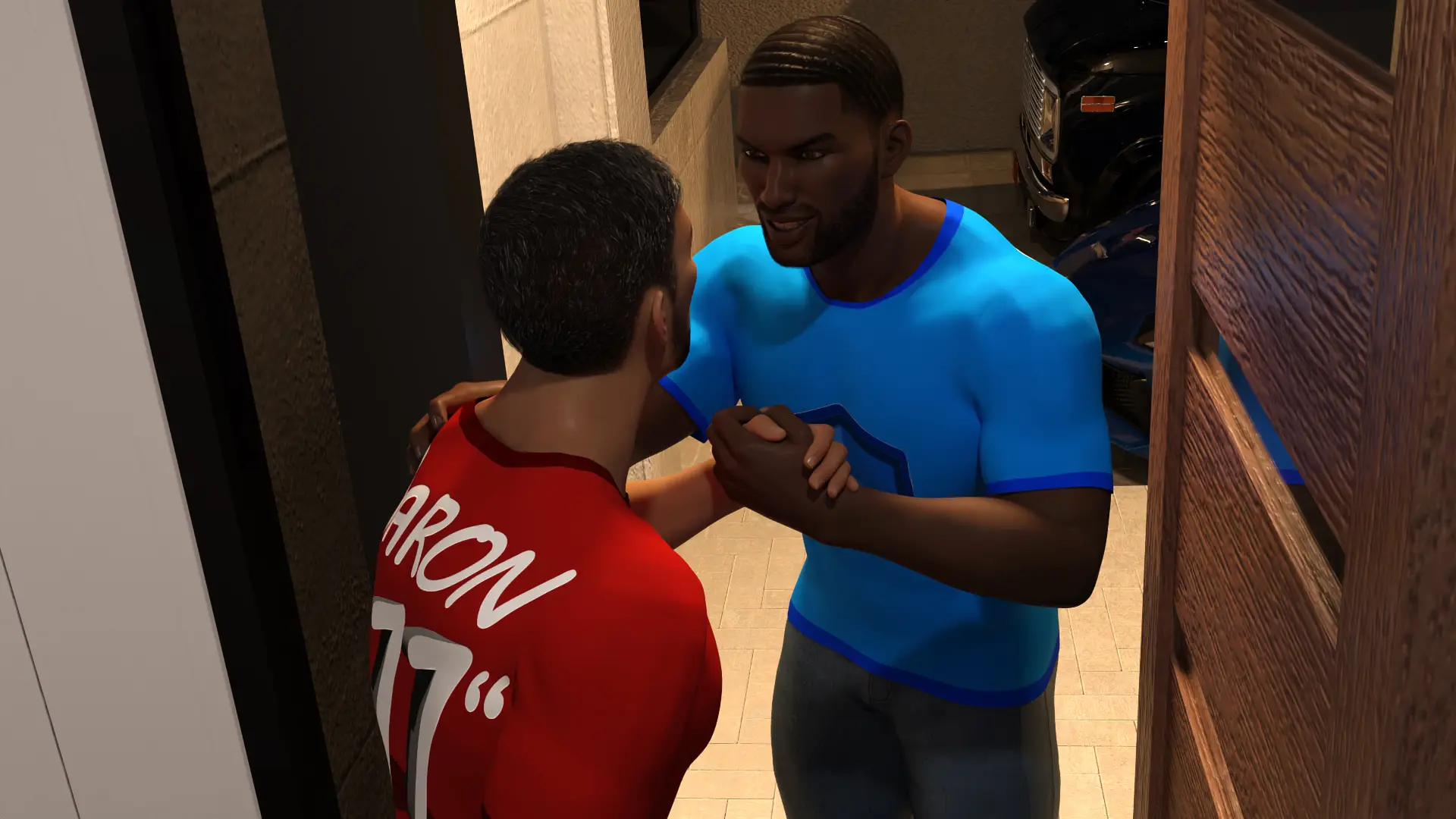 Showcase: Bianca and Aaron – Game Night gameplay screenshot 10 (Ren'Py adult game) by Saruh Games – free download