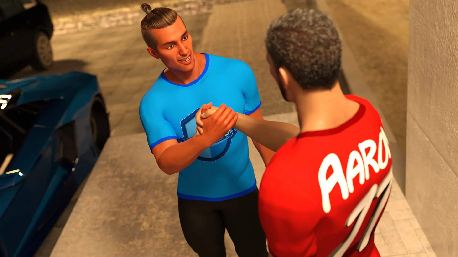 Showcase: Bianca and Aaron – Game Night gameplay screenshot 5 (Ren'Py adult game) by Saruh Games – free download
