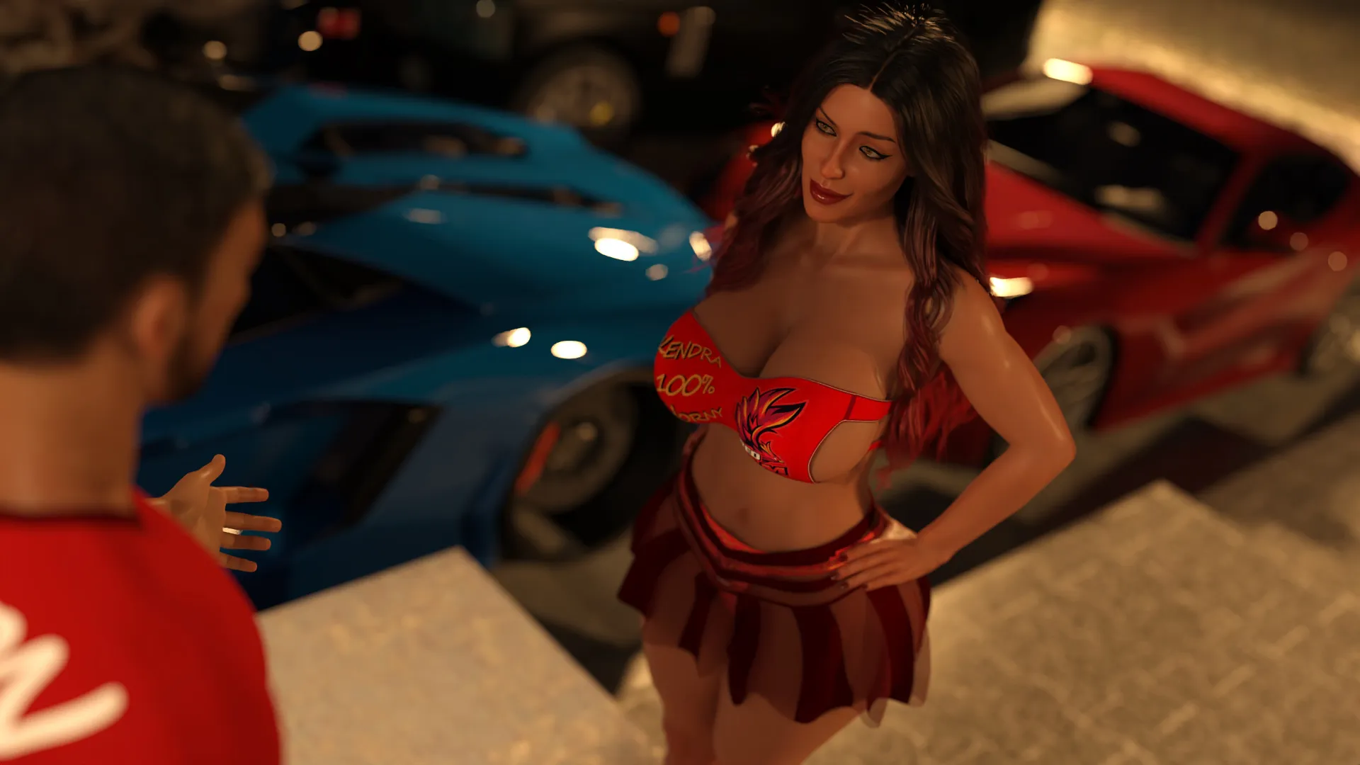 Showcase: Bianca and Aaron – Game Night gameplay screenshot 7 (Ren'Py adult game) by Saruh Games – free download