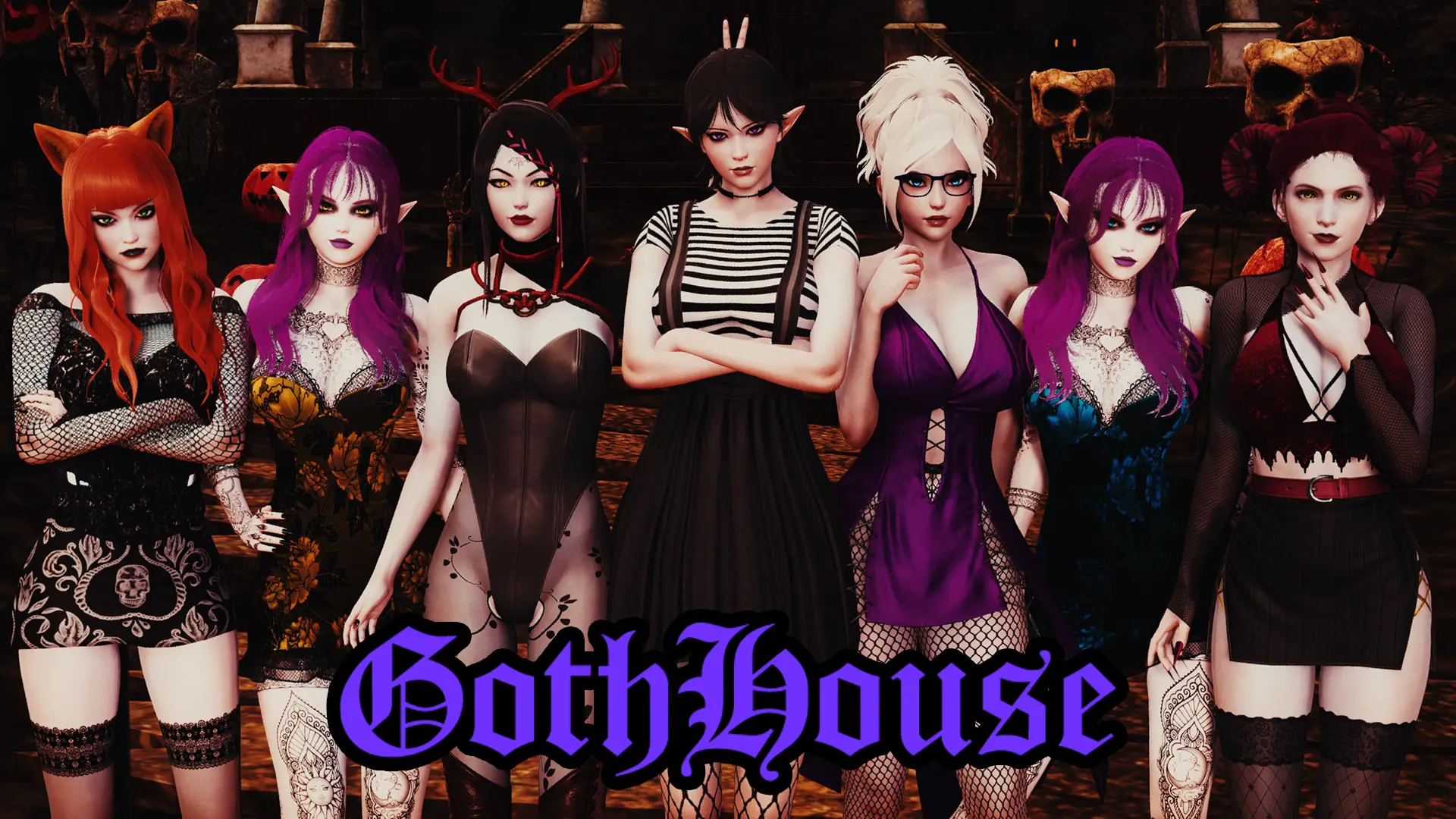 GothHouse cover Chapter 4 – Ren'Py adult game by Chimeros free download