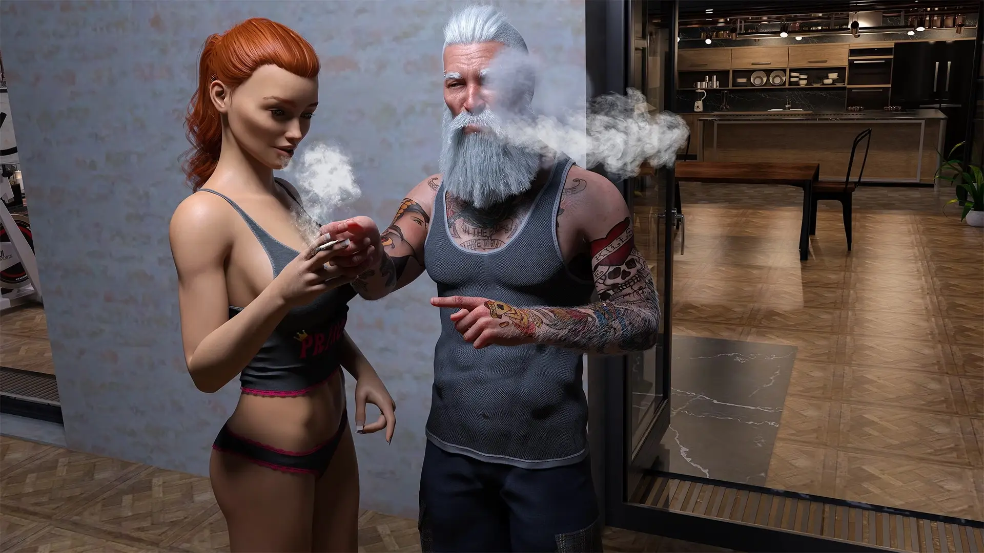 Bloodlines gameplay screenshot 8 (Ren'Py adult game) by PixelFlynt – free download