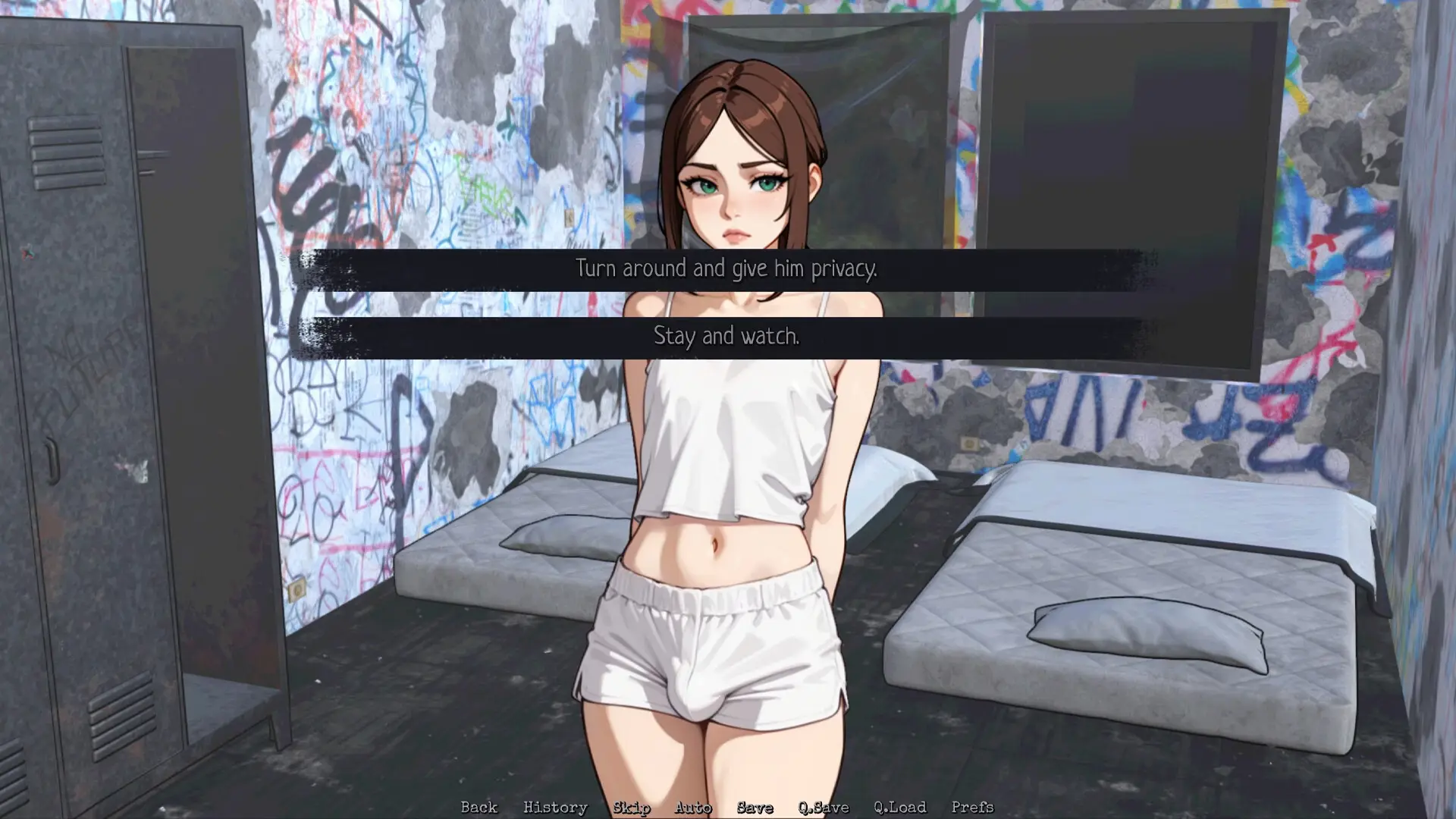 Apocalypse with Femboy gameplay screenshot 11 (Ren'Py adult game) by Pout Honey – free download